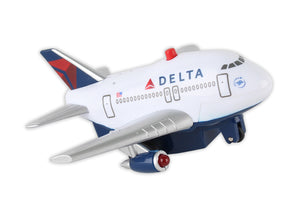 Delta Airlines pullback airplane for children ages 3 and up with light and sound
