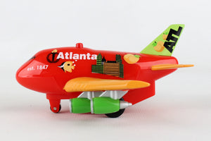 Daron Atlanta pullback airplane with lights and sound for children ages 3 and up
