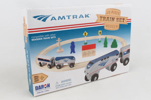 Amtrak wooden train set